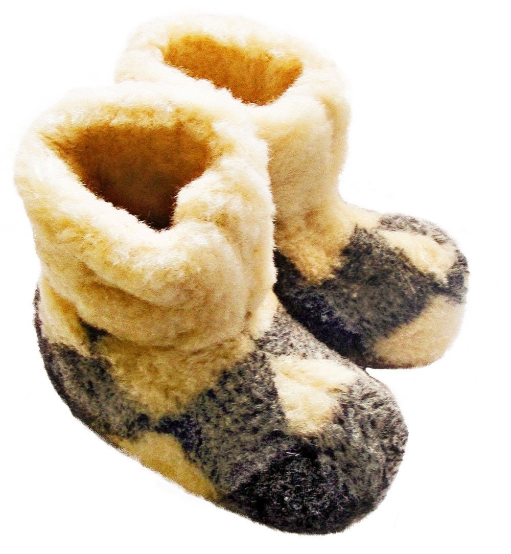 mens genuine sheepskin slippers