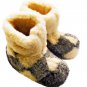MEN'S WOOL RUSSIAN VALENKI SHEEPSKIN SLIPPERS BOOTS 100% NEW 9.5 US / 8.5 UK / 42.5 EU