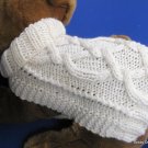 Dog Sweater Knitting Pattern EASY PDF Aran Pretzel Twist