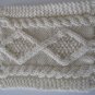 Diamond Back Aran dog sweater knitting pattern PDF