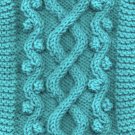 Wandering Path Cable Dog Sweater Knitting pattern PDF