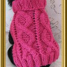 Entwined Paths Dog sweater knitting pattern