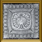 Vintage Peacock Doily Knitted Lace PDF knitting pattern from 1954