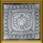 Vintage Peacock Doily Knitted Lace PDF knitting pattern from 1954