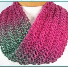 Infinity or Moebius Knit Lace Scarf knitting pattern Easy for beginner lace project PDF