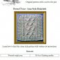 Aran style dish cloth knitting pattern -  Pretzel Twist design
