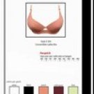 PRIN393: 1 Dozen Princess Lingerie Convertible Keyhole Bras