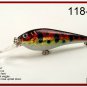 [BP 118-81]3.5"" Holographic Red Leopard Bass Pike Trout Fishing Lure Crankbait Tackle
