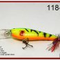 [BP 118-98]3.5"" Firetiger Bass Pike Trout Fishing Lure Bait Tackle