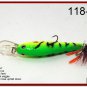 [BP 118-98]3.5"" Firetiger Bass Pike Trout Fishing Lure Bait Tackle
