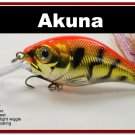 [BP 131-78]2.9"" Tiger Orange Bass Pike Trout Fishing Lure Crankbait Tackle