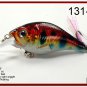 [BP 131-81]2.9"" Holographic Red Leopard Bass Pike Trout Fishing Lure Crankbait Tackle