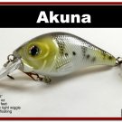 [BP 131-96]2.9"" New White Bass Pike Trout Fishing Lure Bait Tackle