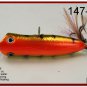 [BP 147-78]2.2"" Tiger Orange Bass Trout Topwater Fishing Lure Popper