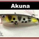 [BP 147-96]2.2"" White Bass Trout Topwater Fishing Lure Popper