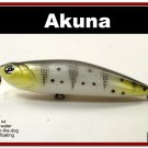 [BP 45-96]4"" Holographic White Bass Pike Topwater Fishing Lure