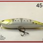 [BP 45-96]4"" Holographic White Bass Pike Topwater Fishing Lure