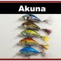 [BP 5 LKA 31]Lot of 5 2.9"" Bass Pike Trout Fishing Lure Bait Tackle