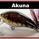 [BP 52-88]2.2"" New Holographic Brown Bass Pike Trout Fishing Lure