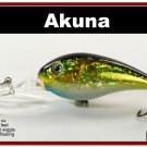 [BP 55-85]4.3"" Holographic Gold Bass Pike Trout Fishing Lure Bait