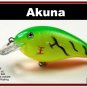 [BP 56-98]3.1"" Firetiger Bass Pike Trout FAT Fishing Lure Tackle
