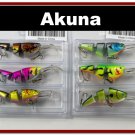 [BP 6PK 3FLA20A and 3FLA20C]6 Pack Bass Trout Pike Fishing Lure Swimbait Tackle C