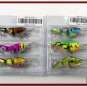 [BP 6PK 3FLA20A and 3FLA20C]6 Pack Bass Trout Pike Fishing Lure Swimbait Tackle C