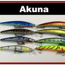 [BP 8FLA34]8 Pack 4.3"" Holographic Bass Pike Minnow Fishing Lure