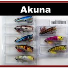 [BP 8PK 5FLA48 and 3FLA48C]8 2.4""  Holographic Bass Topwater Fishing Lure Popper C
