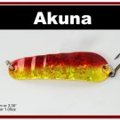 [SP  02-84]3"" Holographic Red Bass Pike Trout Spoon Fishing Lure