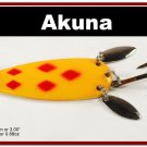 [SP  10-22]3"" Five of Diamonds Bass Pike Trout Casting Spoon Fishing Lure w/ side spoons