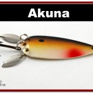 [SP  10-25]3"" Brown Shad Bass Pike Casting Spoon Fishing Lure Bait