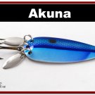 [SP  10-26]3"" Neon Shad Bass Pike Trout Casting Spoon Fishing Lure
