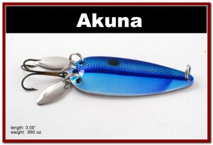 [SP  10-26]3"" Neon Shad Bass Pike Trout Casting Spoon Fishing Lure
