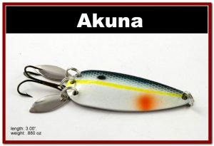 [SP  10-27]3"" Chartreuse Shad Bass Pike Trout Spoon Fishing Lure