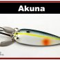 [SP  10-27]3"" Chartreuse Shad Bass Pike Trout Spoon Fishing Lure