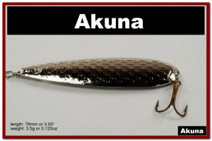 [SP  15-24]3"" Nickel Bass Pike Trolling Spoon Fishing Lure Bait