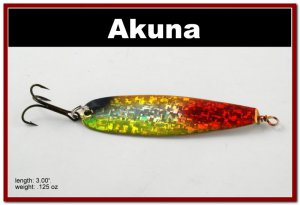 [SP  15-34]3"" Holographic Chartreuse Trolling Spoon Fishing Lure