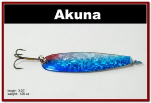 [SP  15-83]3"" Holographic Neon Shad Trolling Spoon Fishing Lure