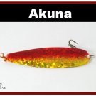 [SP  15-84]3"" Holographic Blood Gold  Trolling Spoon Fishing Lure