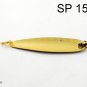 [SP  15-85]3"" Holographic Golden Shine Trolling Spoon Fishing Lure