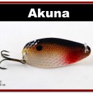 [SP  68-25]2.4"" Brown Shad Bass Pike Hammered Spoon Fishing Lure
