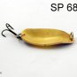 [SP  68-33]2.4"" Viking Bass Pike Trout Hammered Spoon Fishing Lure