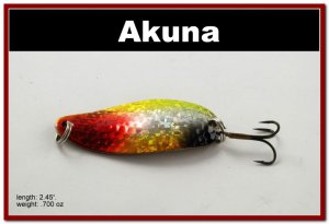 [SP  68-34]2.4""  Holographic Chartreuse Hammer Spoon Fishing Lure