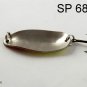 [SP  68-34]2.4""  Holographic Chartreuse Hammer Spoon Fishing Lure