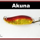 [SP  68-84]2.4"" Holographic Blood Gold Hammer Spoon Fishing Lure