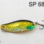 [SP  68-85]2.4""  Holographic Gold Hammer Spoon Fishing Lure Tackle