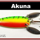 [SP 10-21-2]2.2"" Mini Firetiger Bass Pike Trout Casting Spoon Fishing Lure