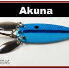 [SP 10-26-2]2.2"" Mini Neon Shad Bass Pike Trout Casting Spoon Fishing Lure