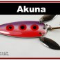 [SP 10-29-2]2.2"" Mini Purple Rain Bass Pike Trout Casting Spoon Fishing Lure
